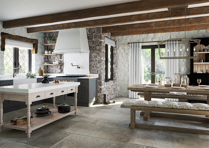 Lace Stripes, Grey - Made to Measure Curtains - Image 8